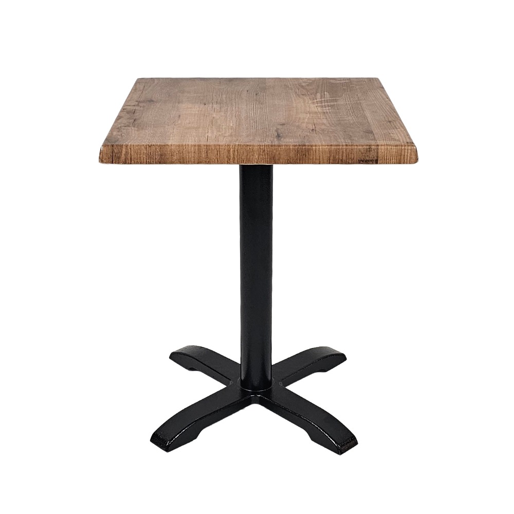 Terassipöytä 60x60 cm puisella kannella ravintolaan, kahvilaan ja hotelliin