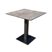 HPL Compact pöytä ravintolaan ja terassille 69x69 cm, Grey Stone