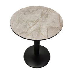HPL Compact pöytä Ø59 cm, Grey Stone pyöreä kahvilapöytä