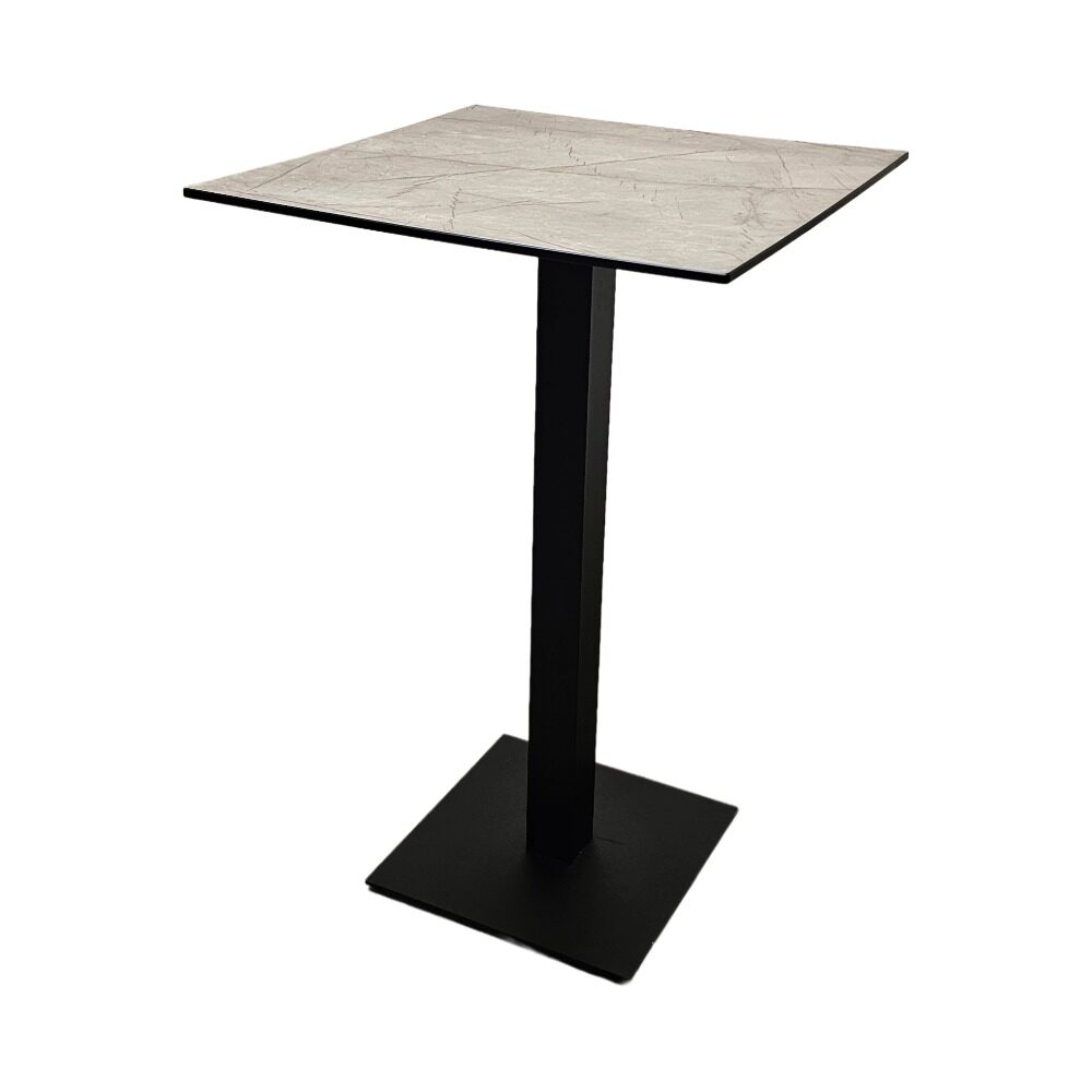 HPL Compact baaripöytä 69x69 cm, Grey Stone ravintolaan, baariin, kahvilaan ja terassille
