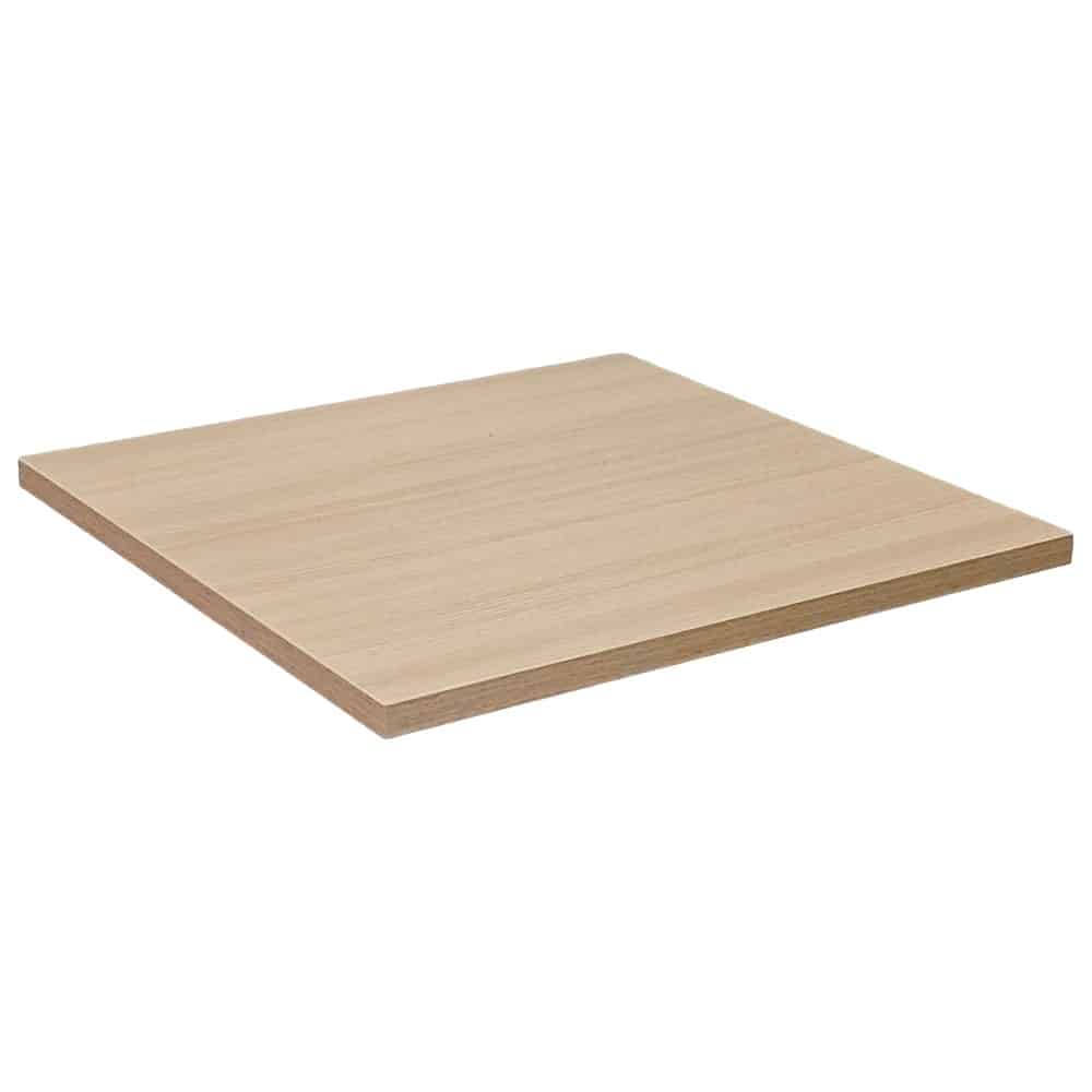 Pöydänkansi ravintolaan 69x69, laminaatti, vaalea tammi