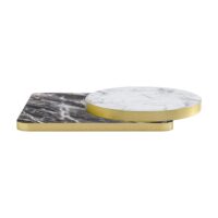 Pedrali Laminate ABS Edge Satine Brass pöydänkansi