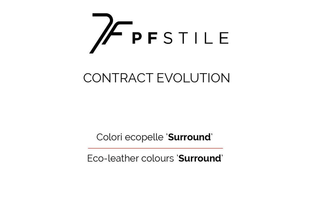 Eco-leather colours Surround, ensimmäinen sivu