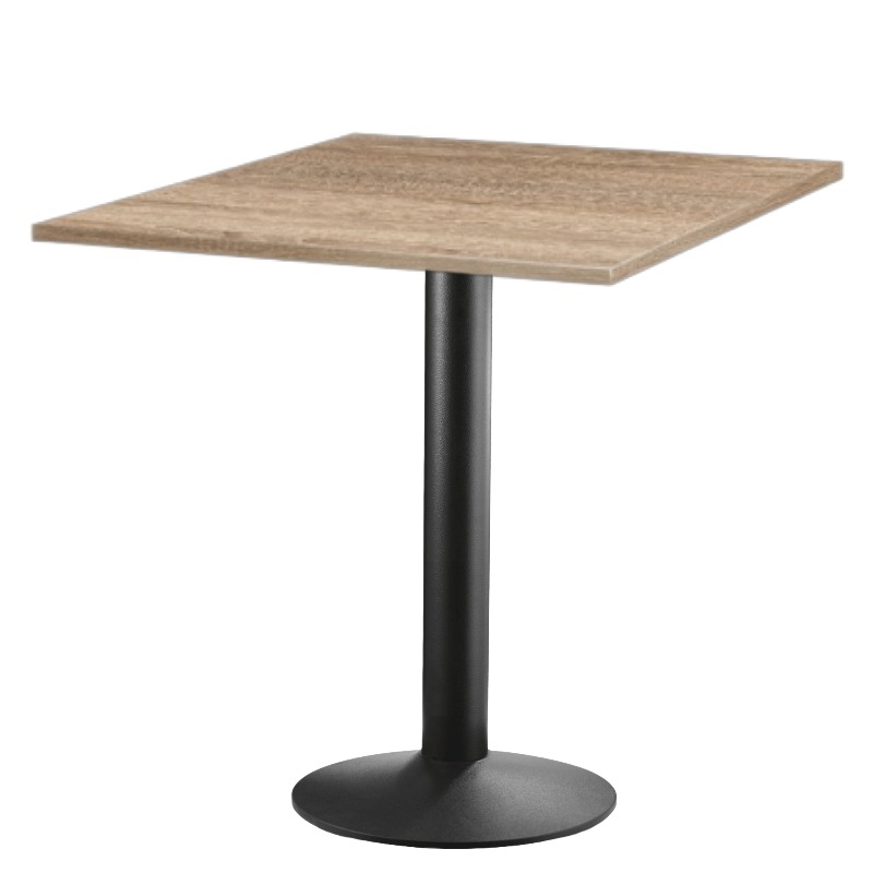 Sonoma ravintolapöytä 68x68, melamiini, vaalea tammi